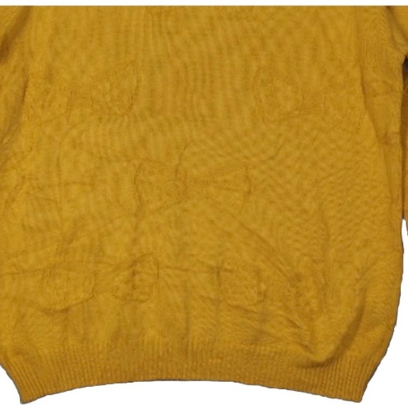 Cache Cache Textured Pullover Crew neck Sweater Sz 1 Mustard Jumper
Ribbed Hem - Picture 3 of 10